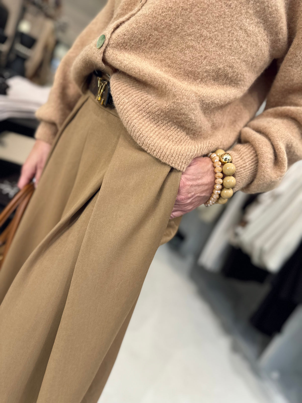 Pantalon Fleur Camel