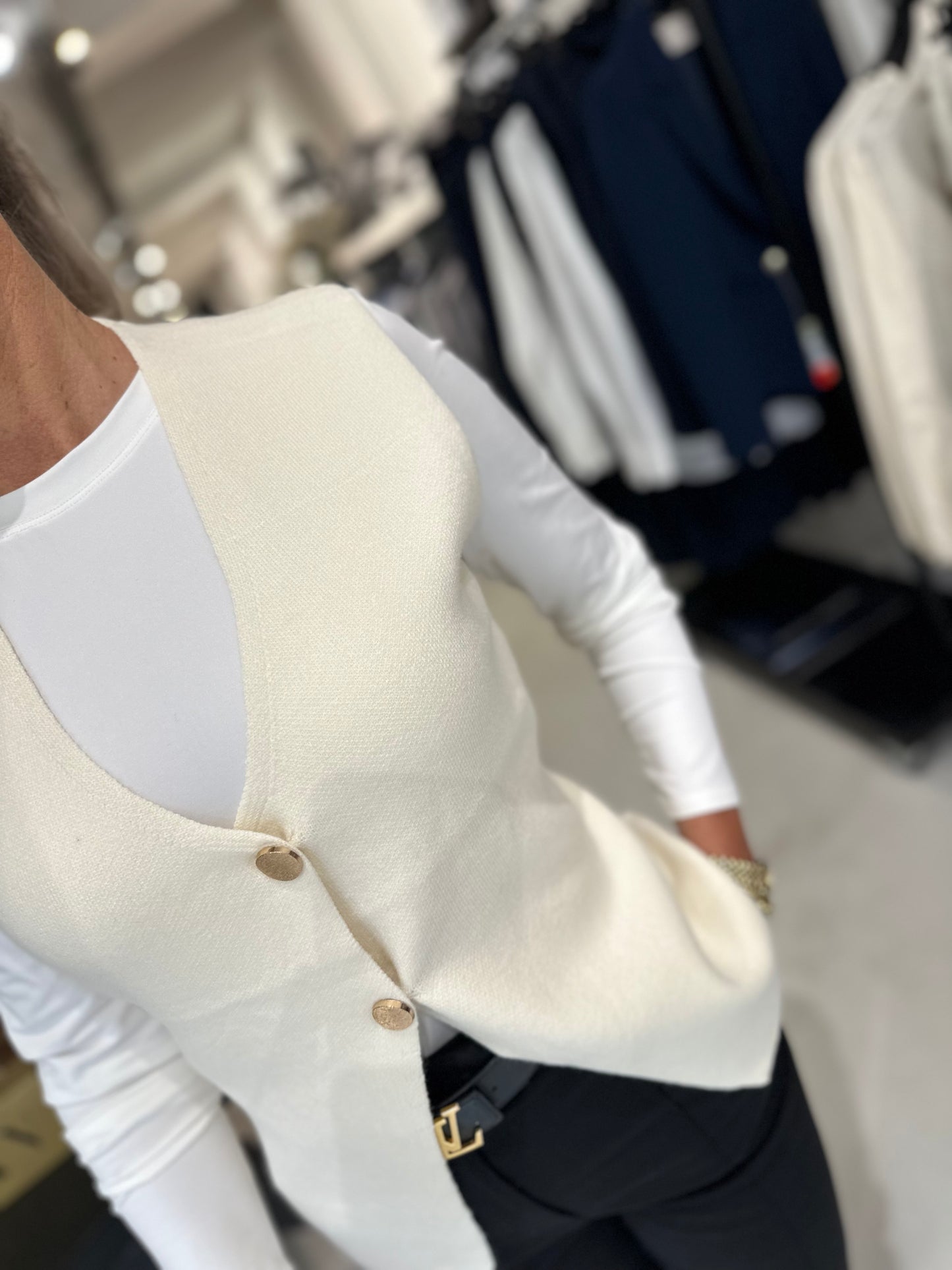 Gilet Marjolein Creme