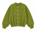Vest Mohair Olijf