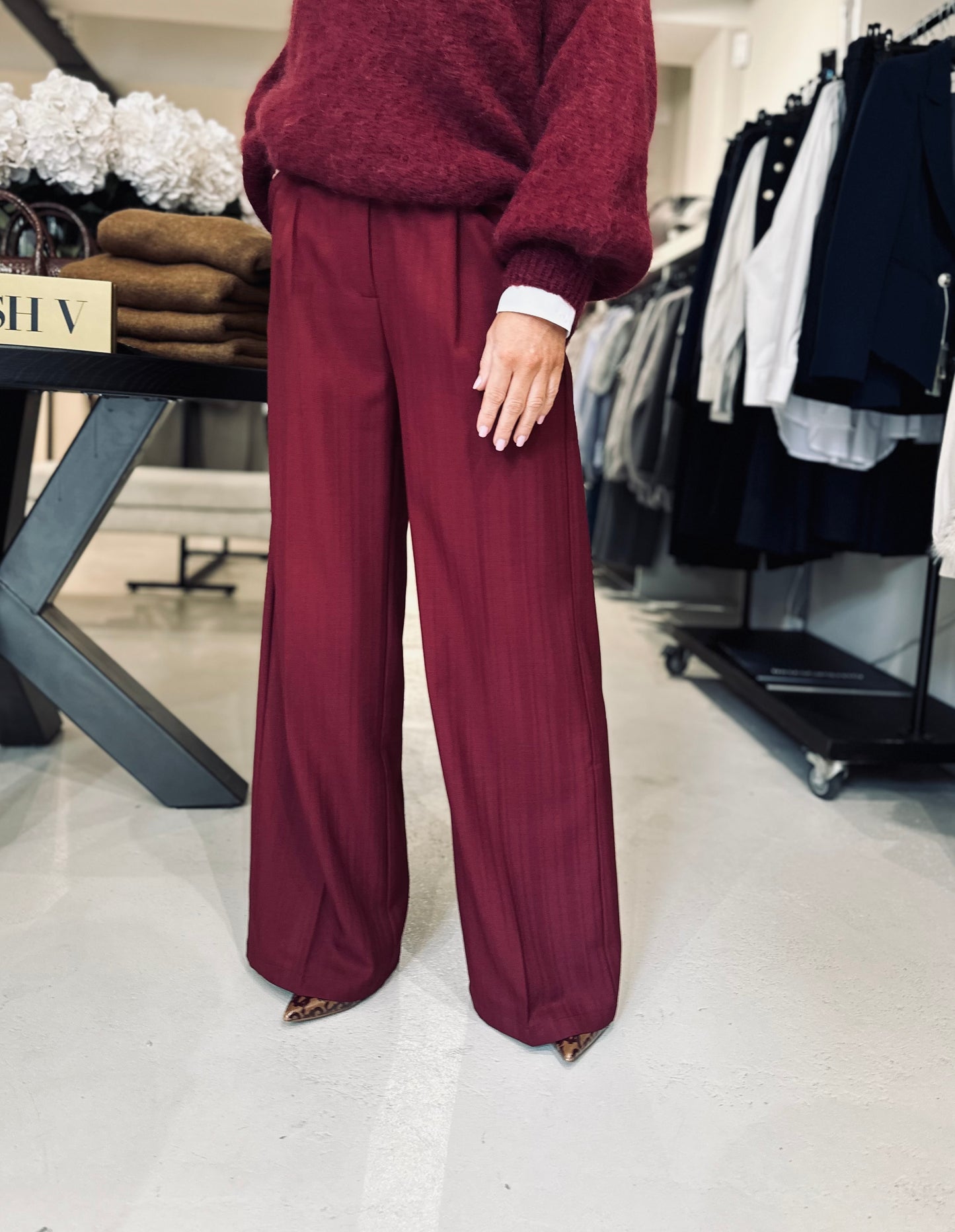 Pantalon Damian Bordeaux