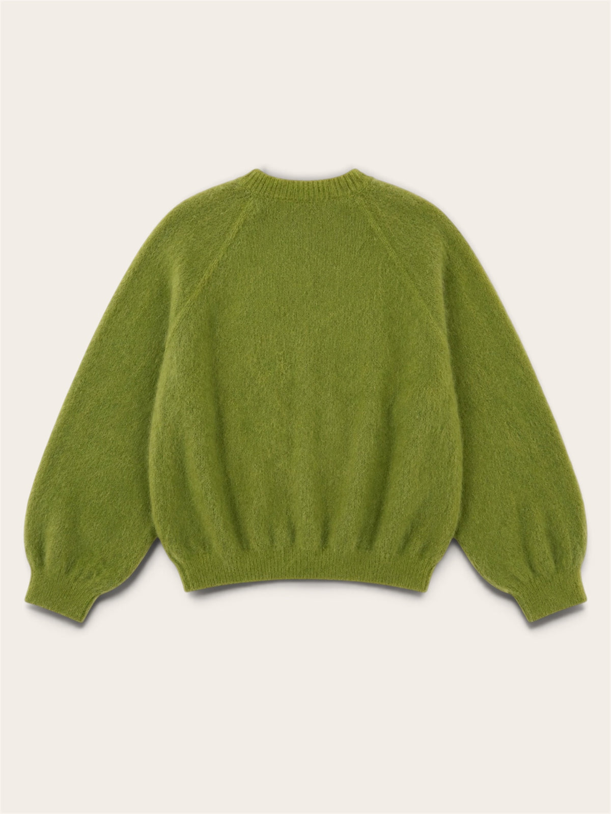 Vest Mohair Olijf