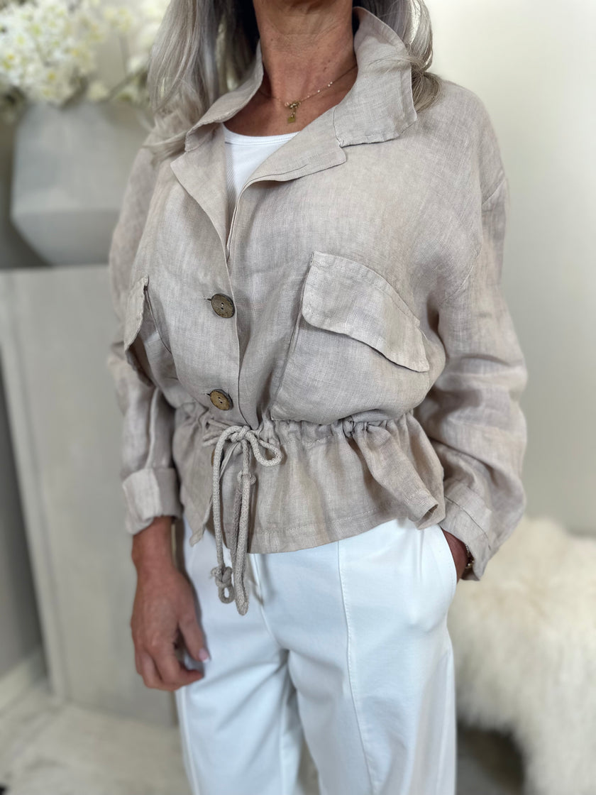 Jacke Alba Leinen
