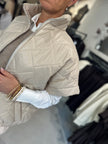 Bodywarmer Fem beige