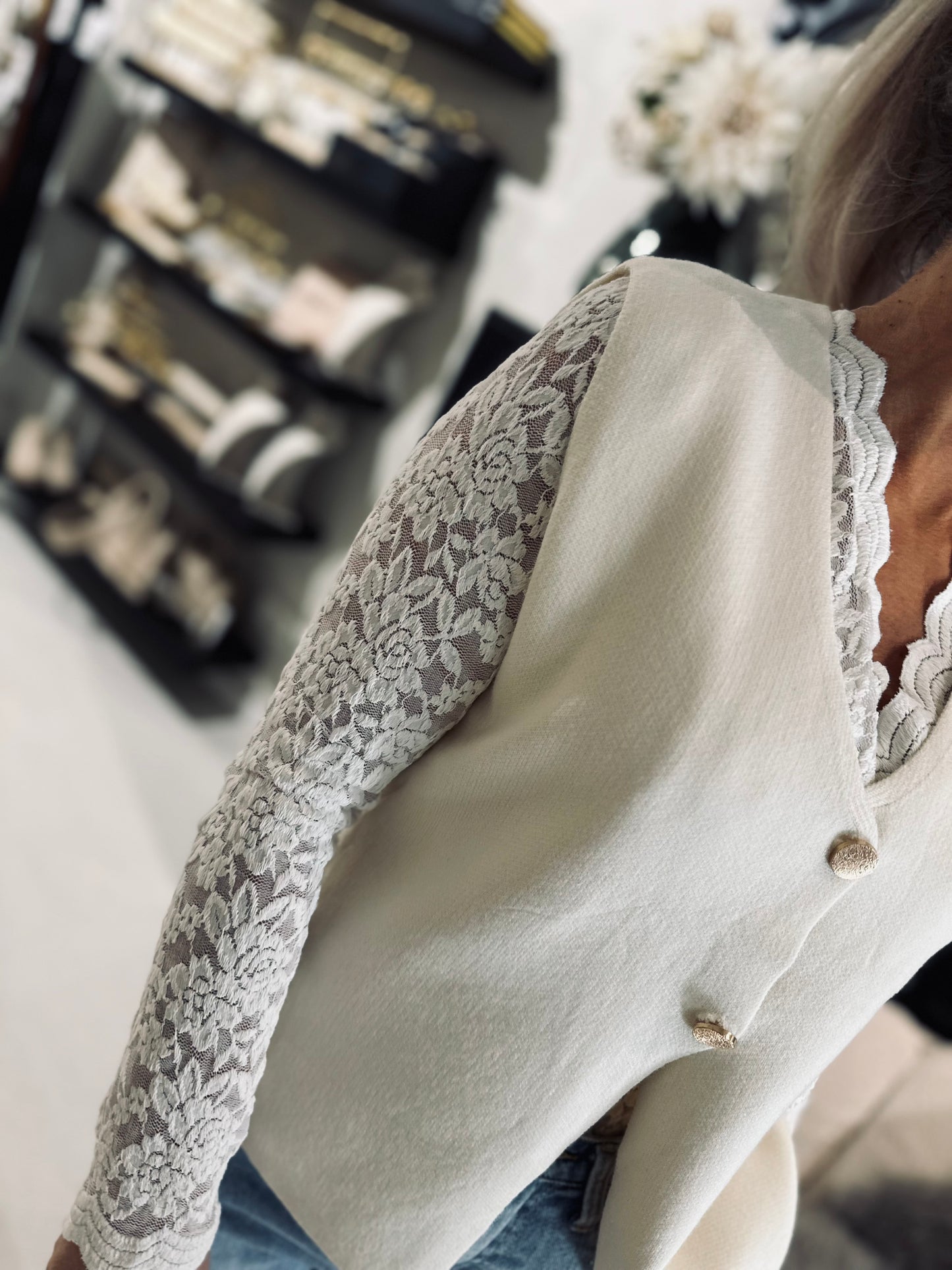 Gilet Marjolein Creme