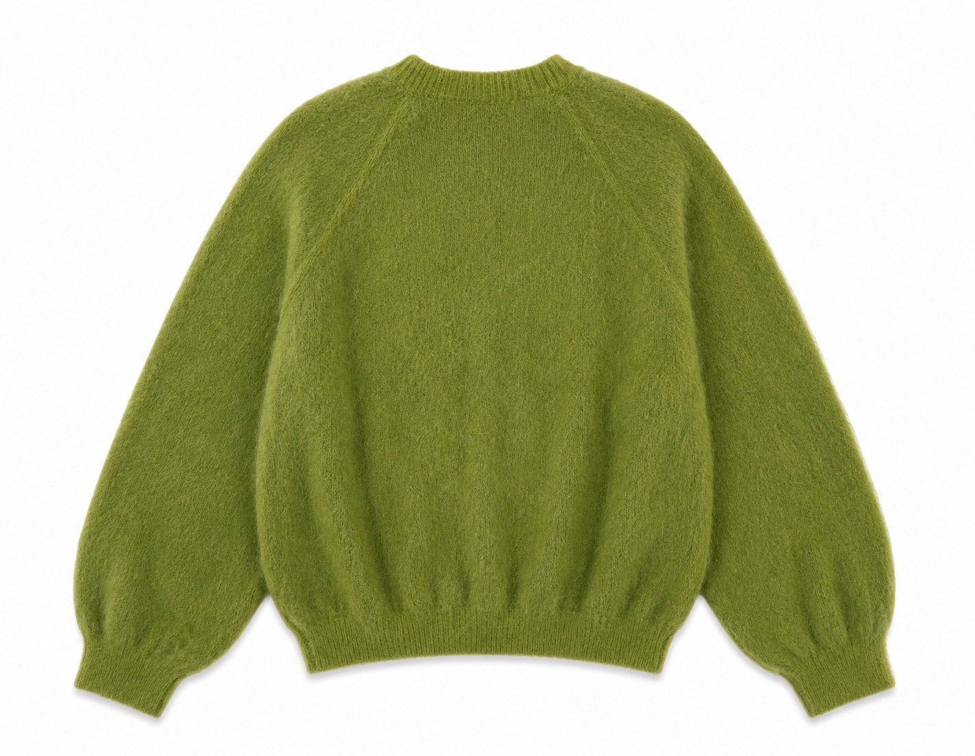 Vest Mohair Olijf