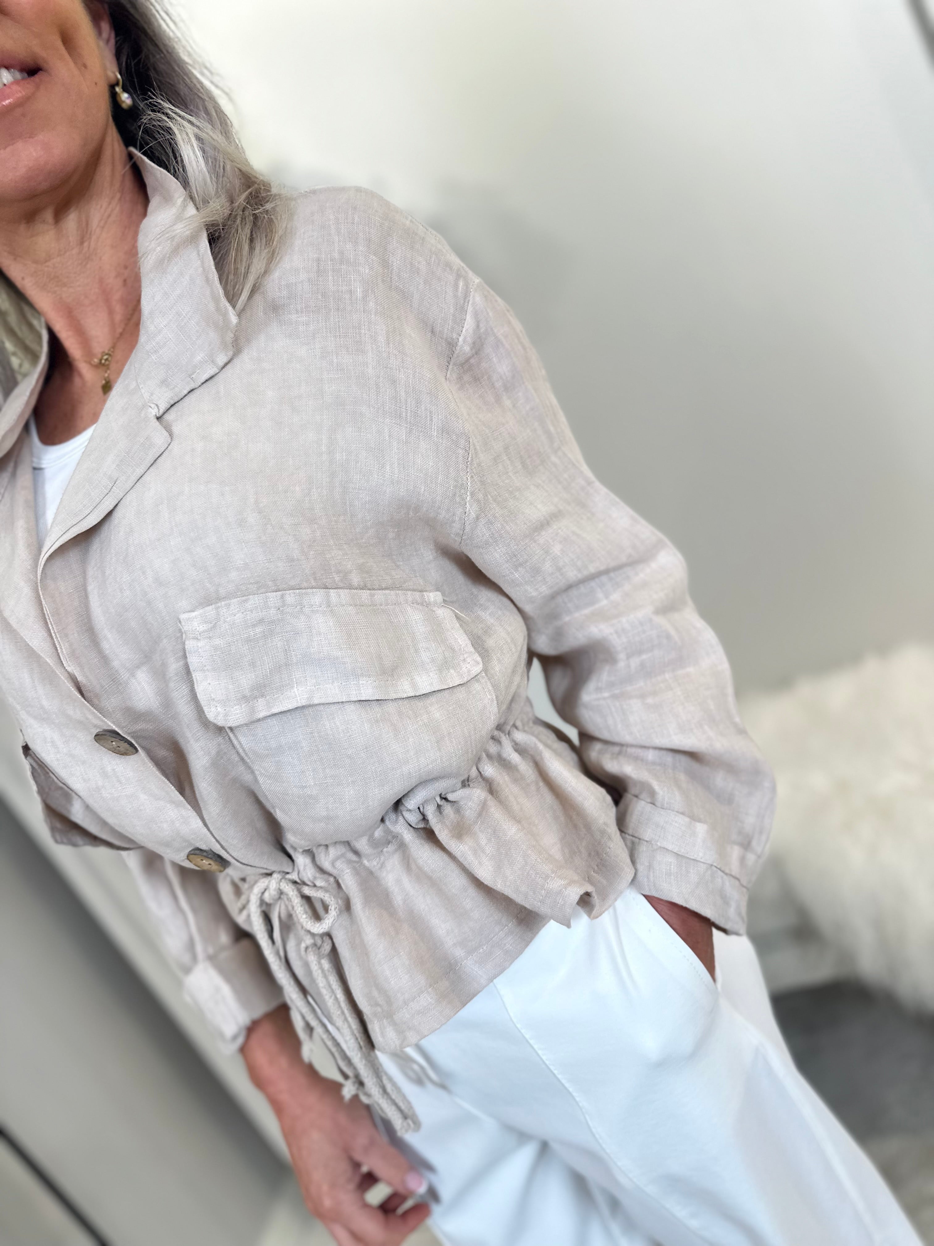 Jacke Alba Leinen