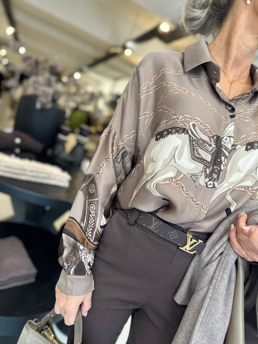 Blouse Natasja Taupe