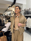 Bodywarmer Fem beige