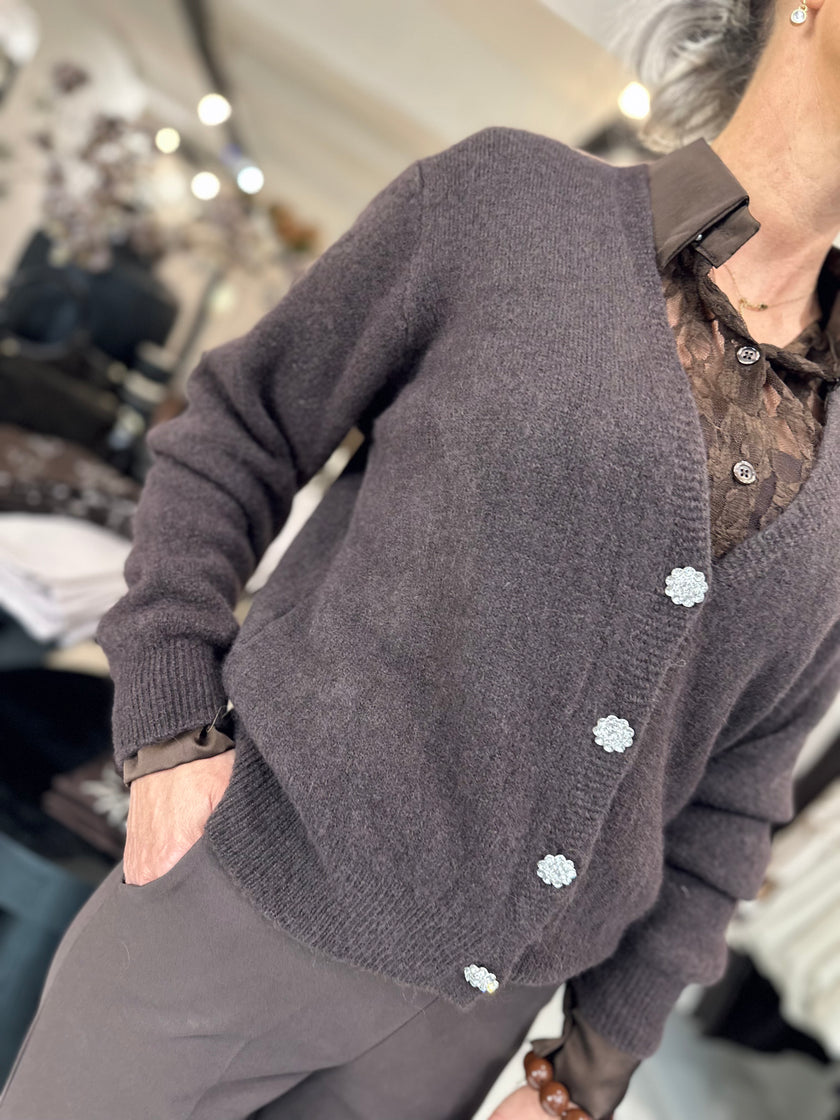 Vest Claudia Bruin