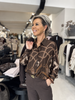 Blouse Natasja Bruin & Creme