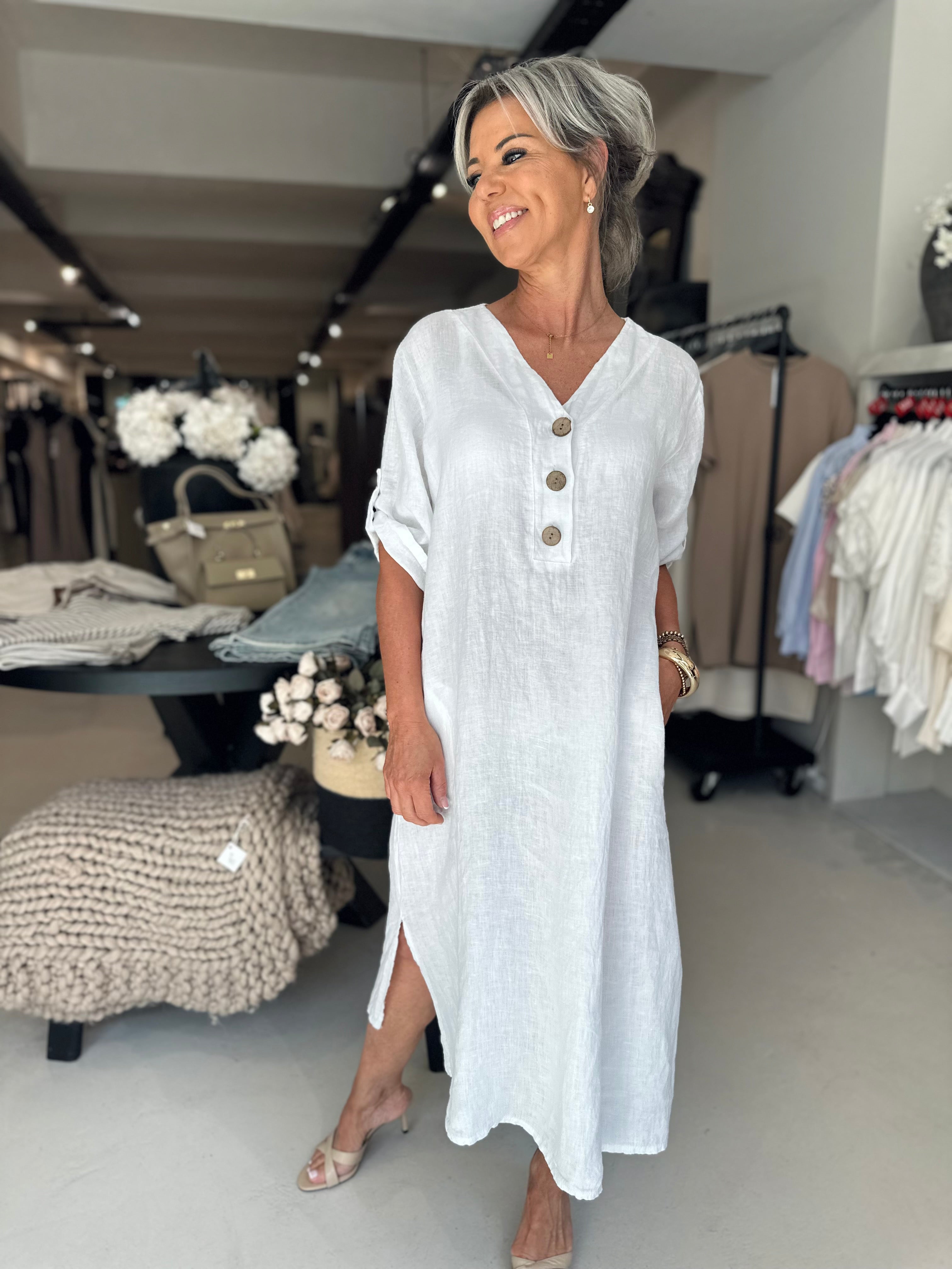 Jurk Ella linnen