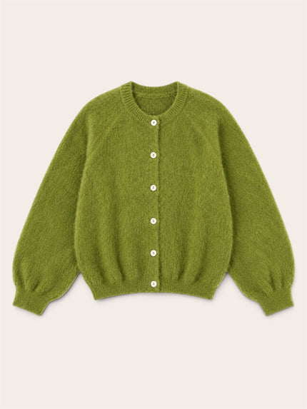 Vest Mohair Olijf PRE-ORDER