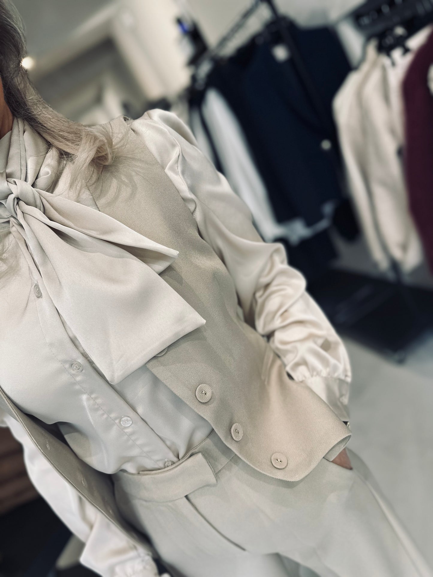 Gilet Louise Beige