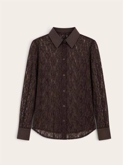 Blouse Ilse Bruin & Bordeaux
