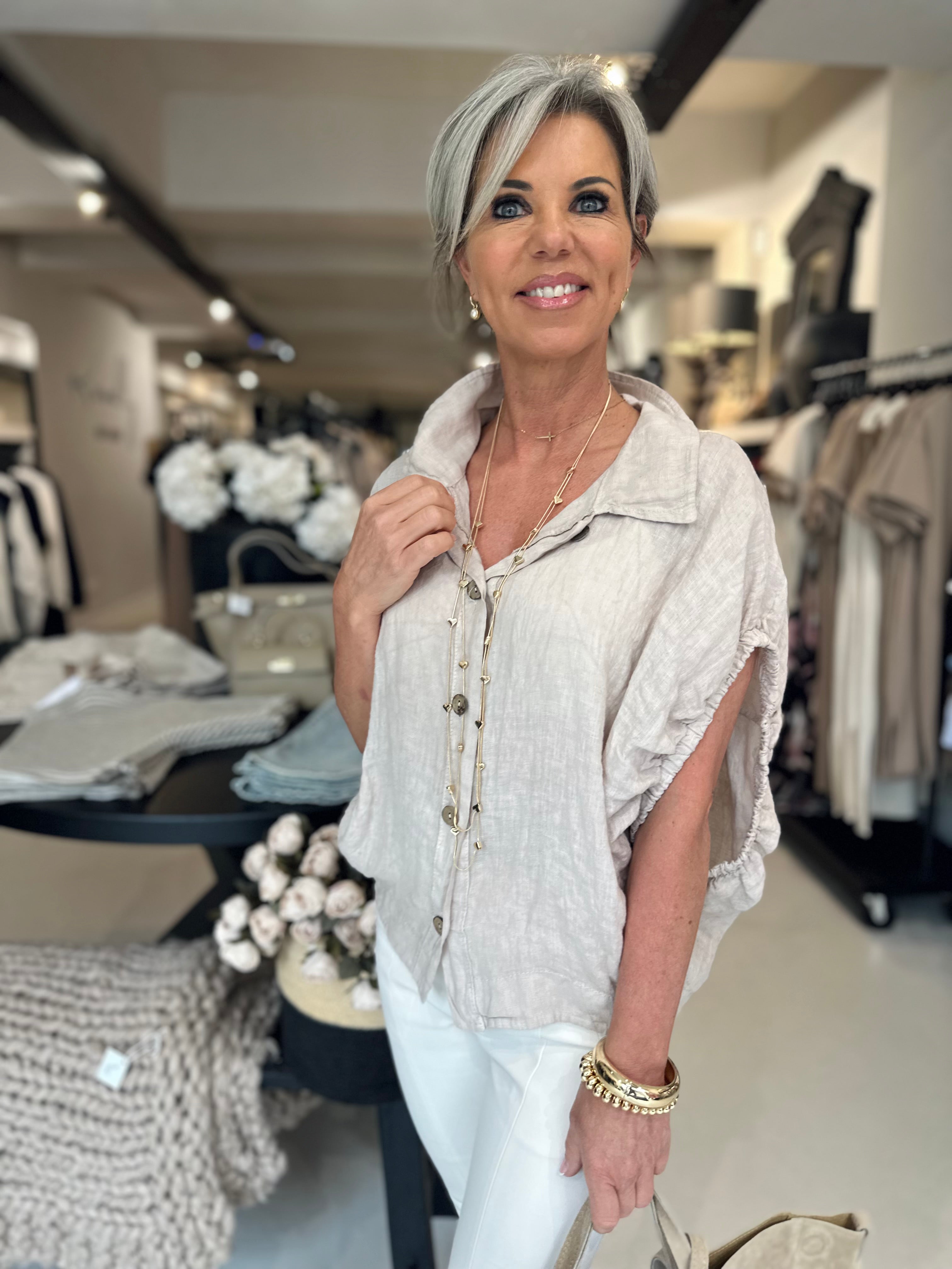 Mouwloze blouse Goof