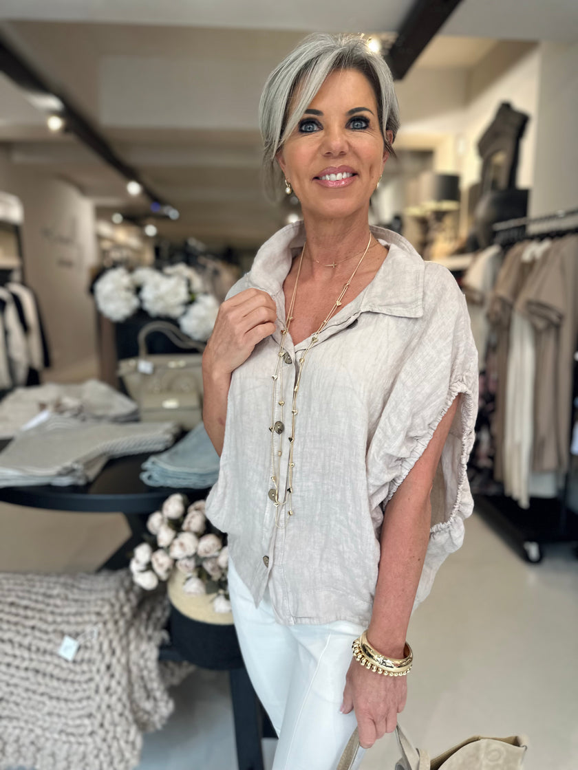 Mouwloze blouse Goof
