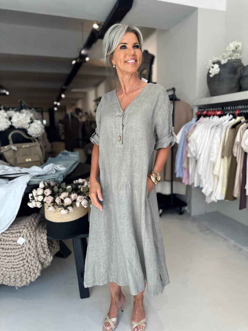 Jurk Ella linnen