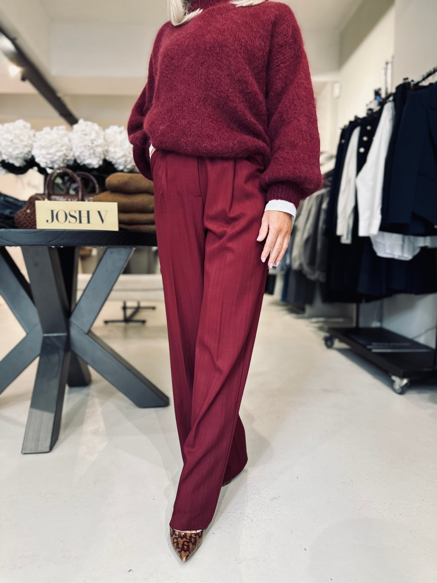 Pantalon Damian Bordeaux