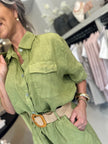 Blouse Olijf PRE-ORDER