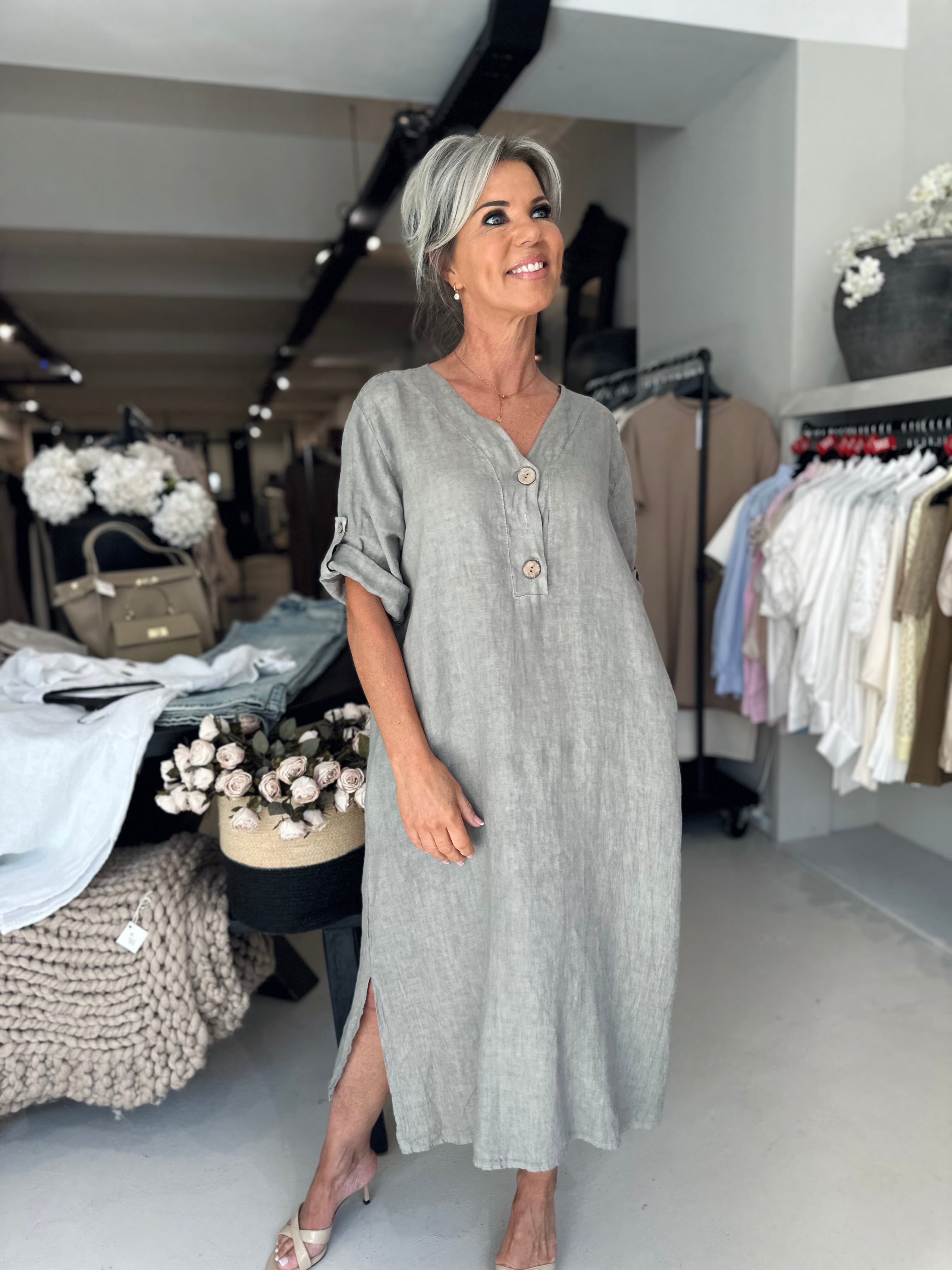 Jurk Ella linnen