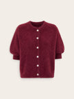 Vest San Mohair bordeaux