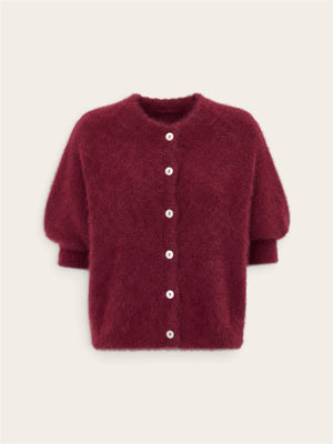 Vest San Mohair bordeaux Pre-order