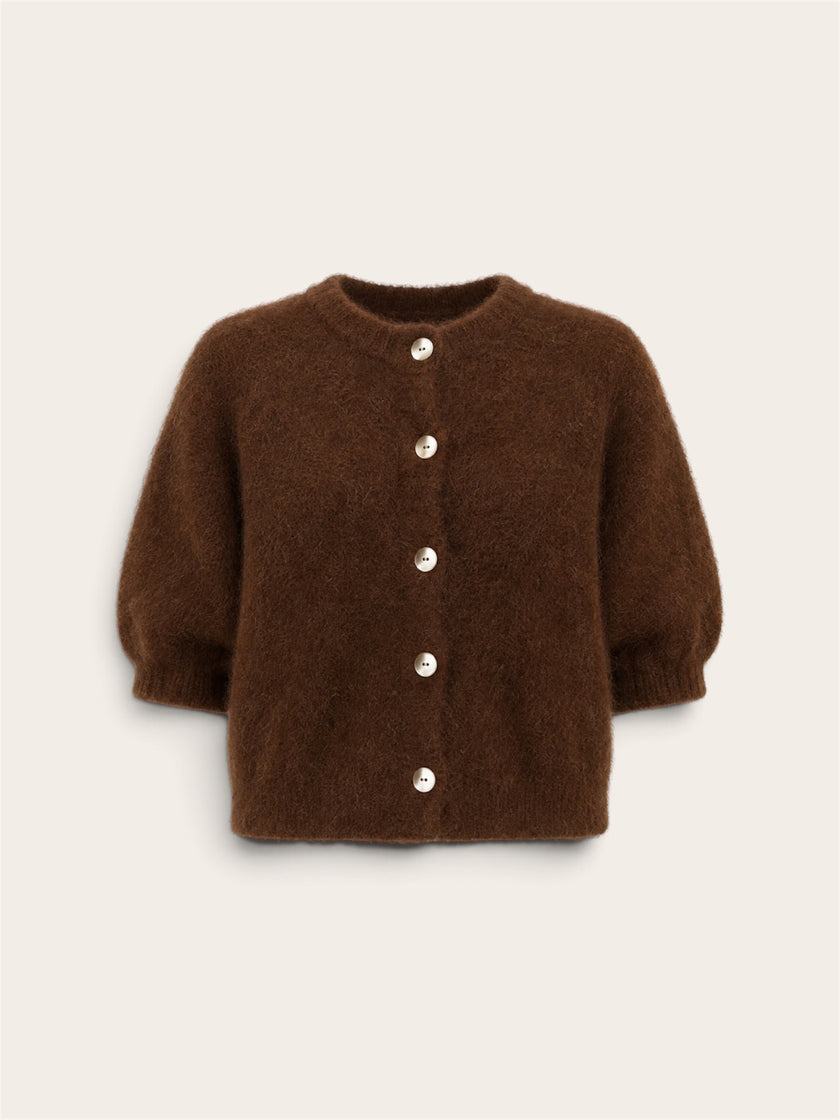 Vest San Mohair Bruin
