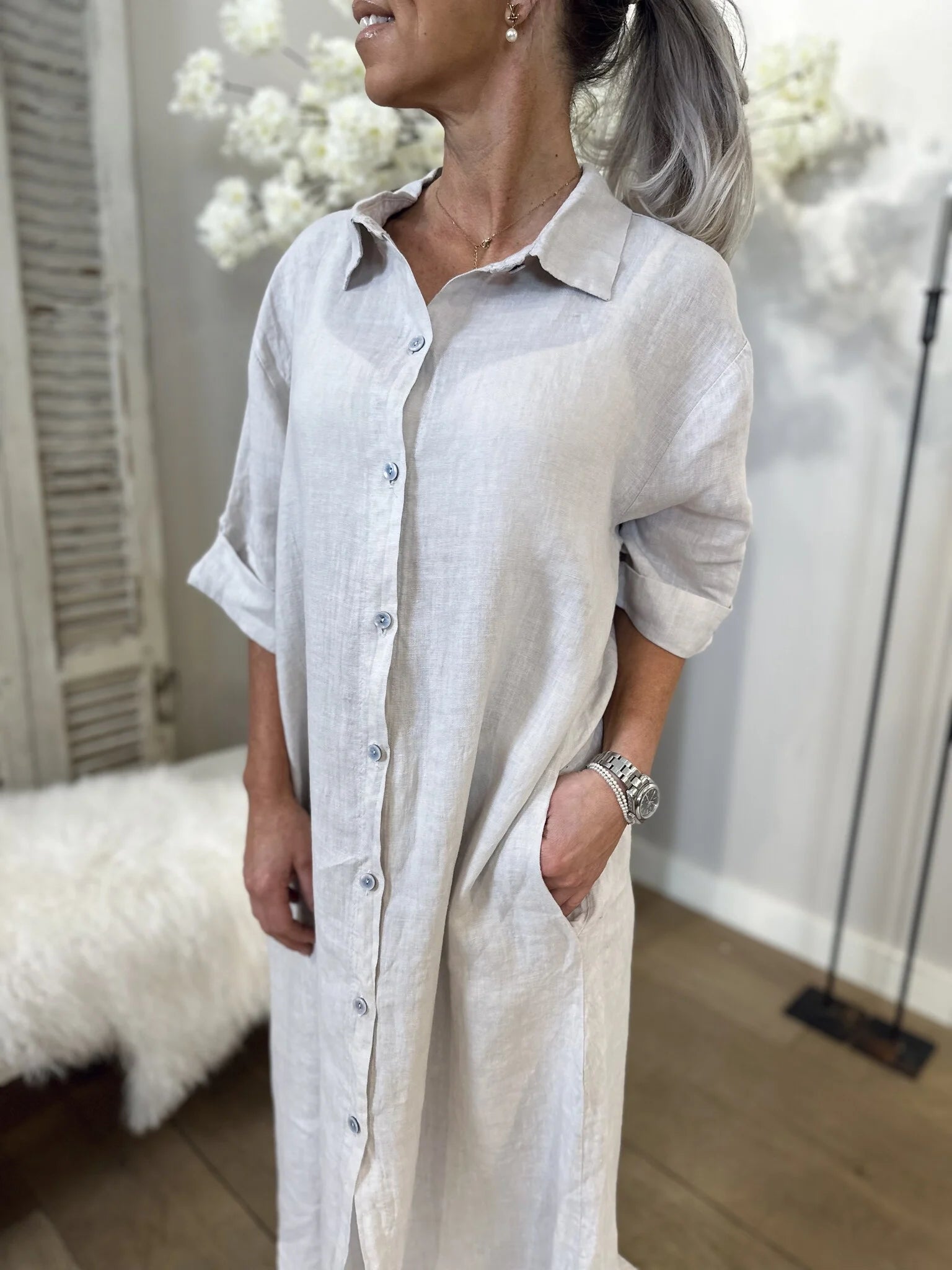 Kleid Leinen